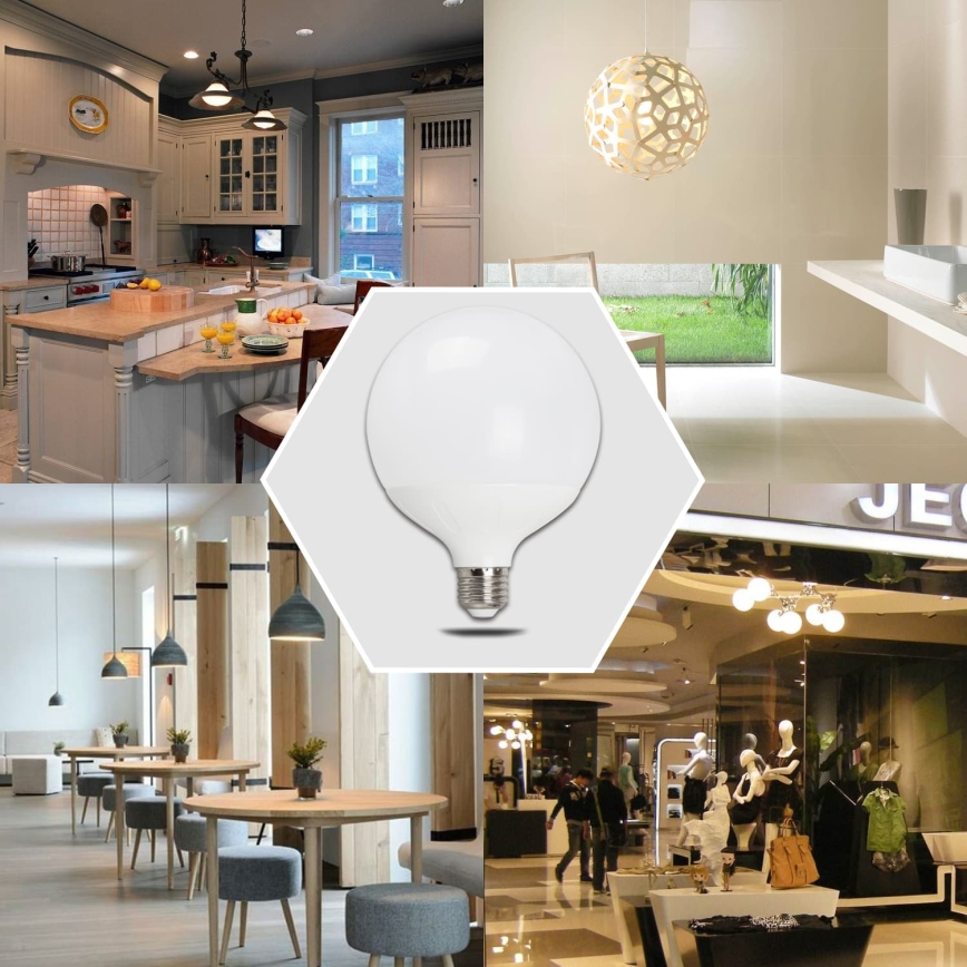 LED sijalica G120 E27/20W/230V 6500K - Aigostar