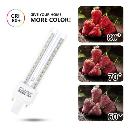 LED sijalica G24D-3/11W/230V 6500K - Aigostar