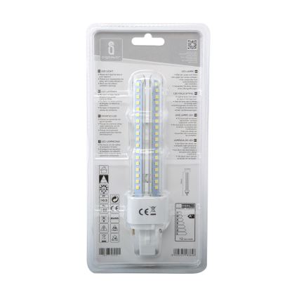 LED sijalica G24D-3/12W/230V 6500K - Aigostar