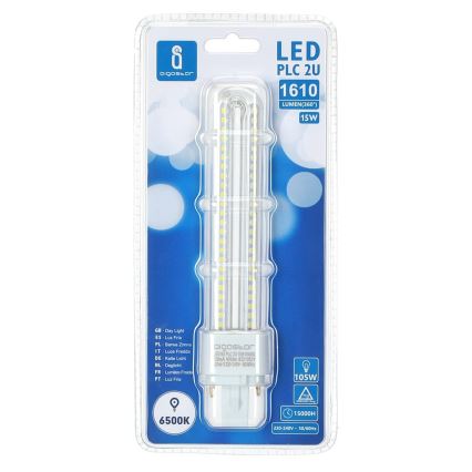 LED sijalica G24D-3/15W/230V 6500K - Aigostar