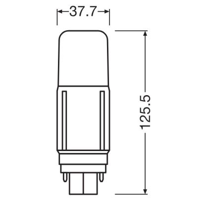 LED sijalica G24d/9,5W/230V 4000K - Osram