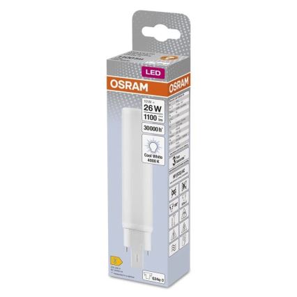LED sijalica G24q-3/10W/230V 4000K - Osram