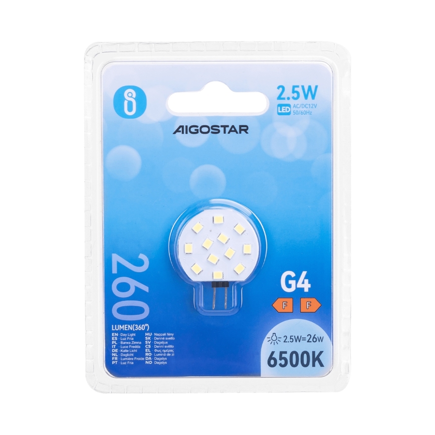 LED sijalica G4/2,5W/12V 6500K - Aigostar