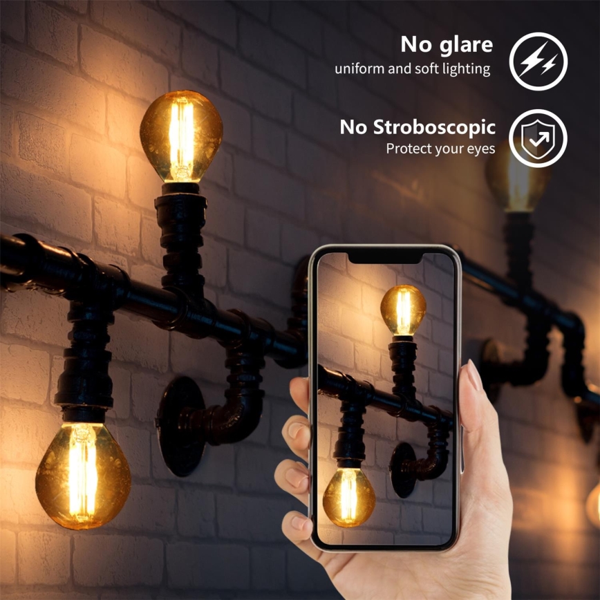 LED sijalica G45 E14/4W/230V 2200K - Aigostar
