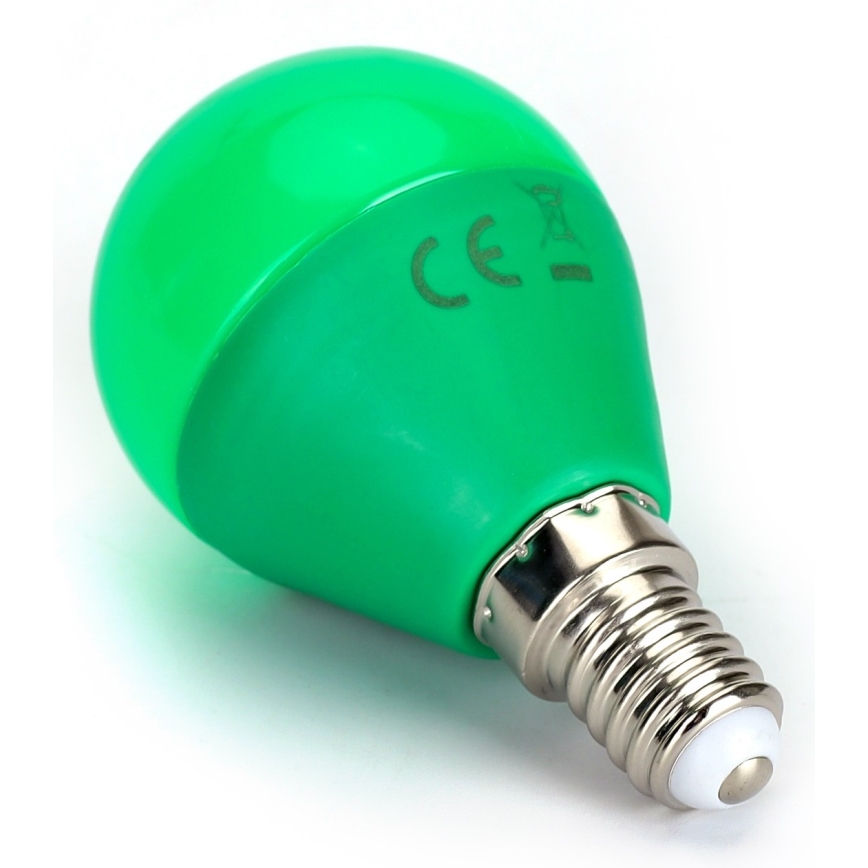 LED sijalica G45 E14/4W/230V zelena - Aigostar