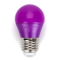 LED sijalica G45 E27/4W/230V ljubičasta - Aigostar