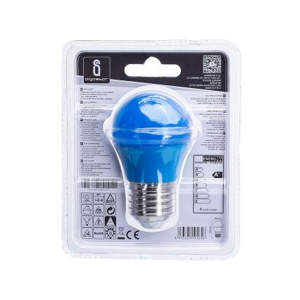 LED sijalica G45 E27/4W/230V plava - Aigostar