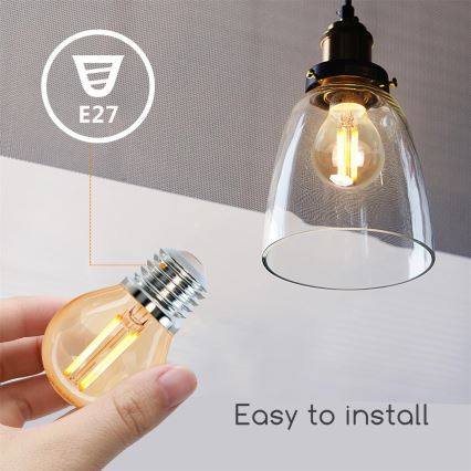 LED sijalica G45 E27/6W/230V 2200K - Aigostar