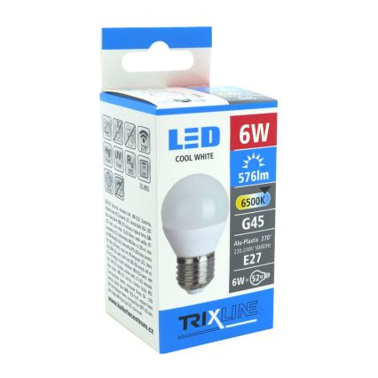 LED sijalica G45 E27/6W/230V 6500K