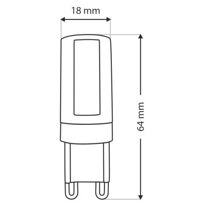 LED sijalica G9/10W/230V 4200K