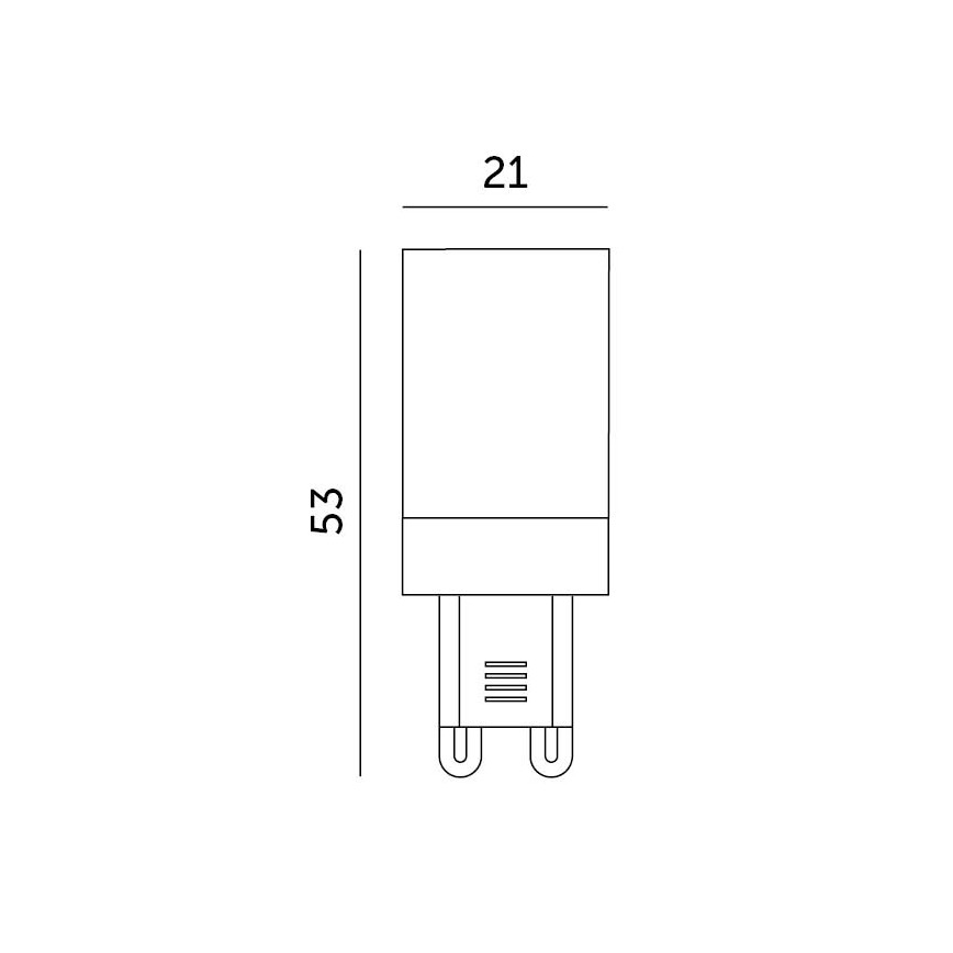 LED sijalica G9/3W/230V 4000K 100°