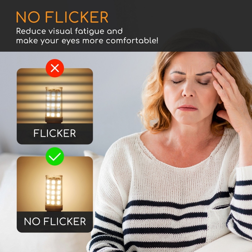 LED sijalica G9/4,8W/230V 3000K - Aigostar