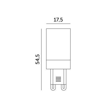LED sijalica G9/4W/230V 3000K