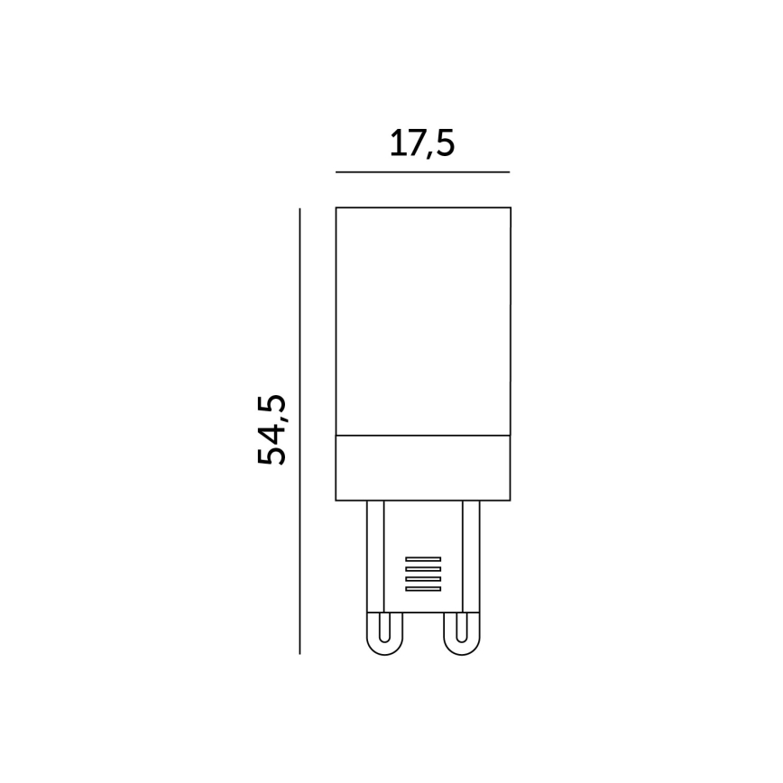 LED sijalica G9/4W/230V 3000K