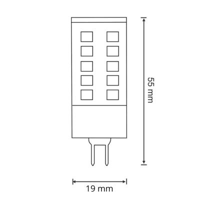 LED sijalica G9/4W/230V 3000K