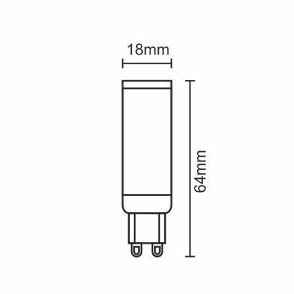 LED sijalica G9/7W/230V 2800K
