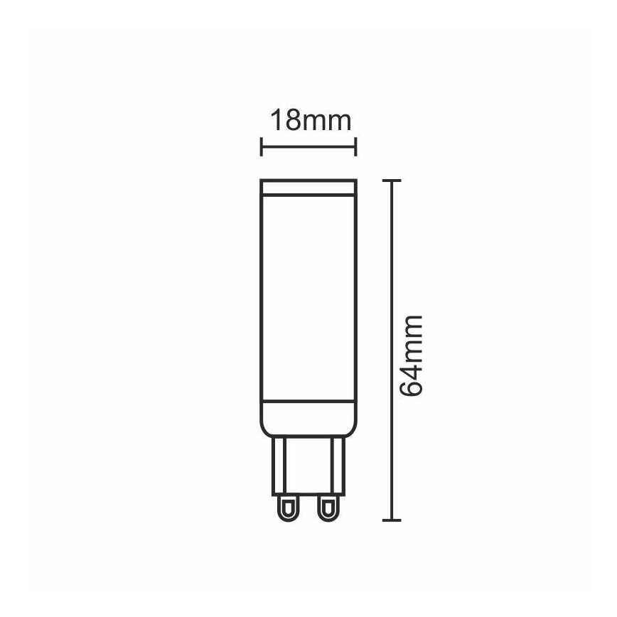 LED sijalica G9/7W/230V 2800K