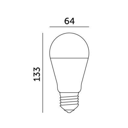 LED sijalica GS E27/17W/230V 3000K