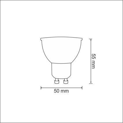 LED sijalica GU10/3,5W/230V 6400K