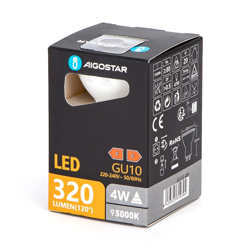 LED sijalica GU10/4W/230V 3000K - Aigostar