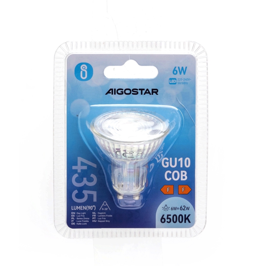 LED sijalica GU10/6W/230V 6500K - Aigostar