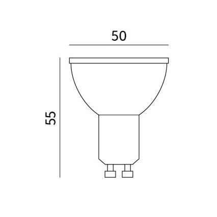 LED sijalica GU10/8,5W/230V 3000K