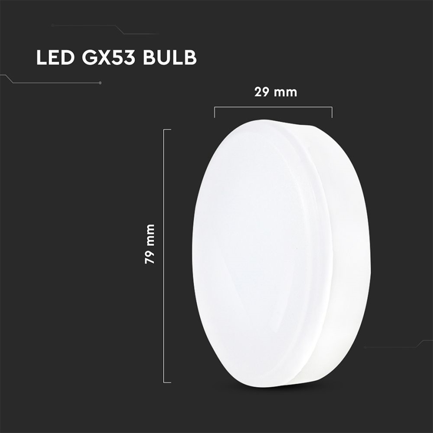 LED sijalica GX53/6,4W/230V 3000K