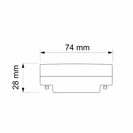 LED sijalica GX53/8W/230V 4000K
