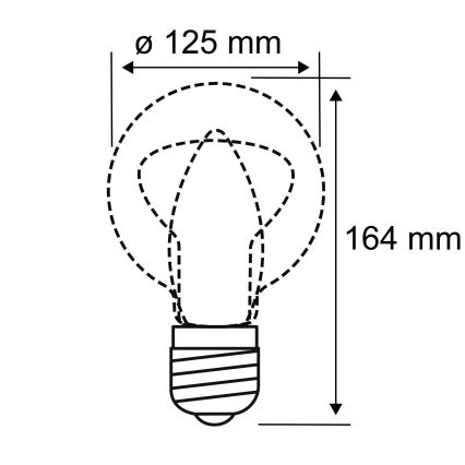 LED sijalica INNER G125 E27/3,5W/230V 1800K - Paulmann 28881