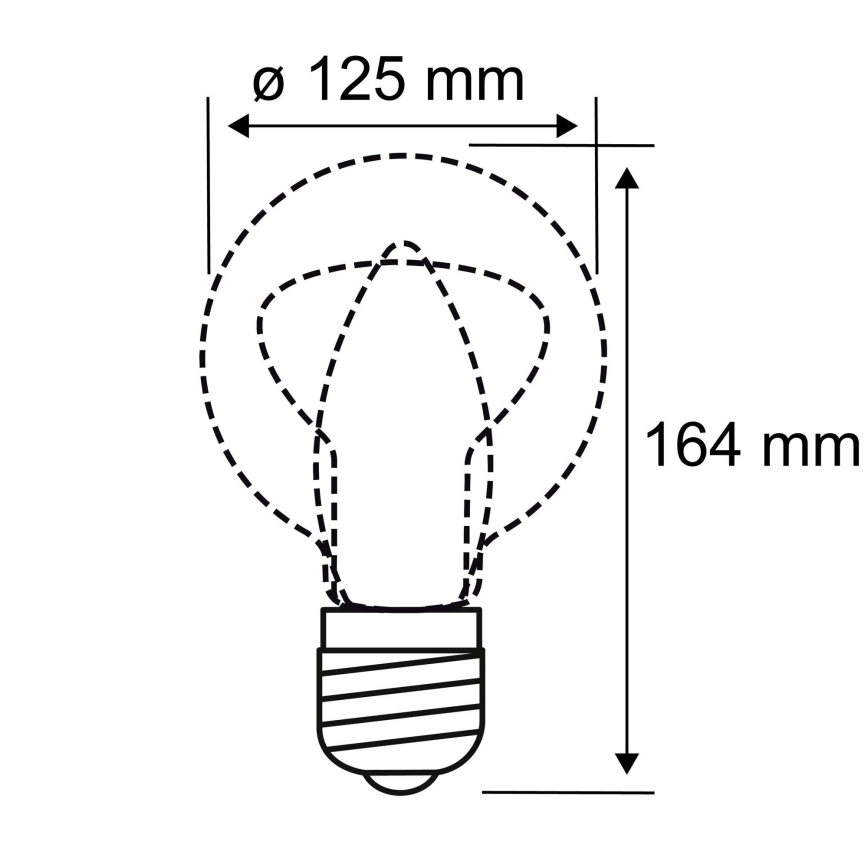 LED sijalica INNER G125 E27/3,5W/230V 1800K - Paulmann 28881