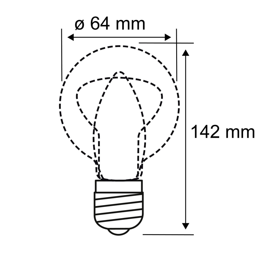 LED sijalica INNER ST64 E27/3,5W/230V 1800K - Paulmann 28880