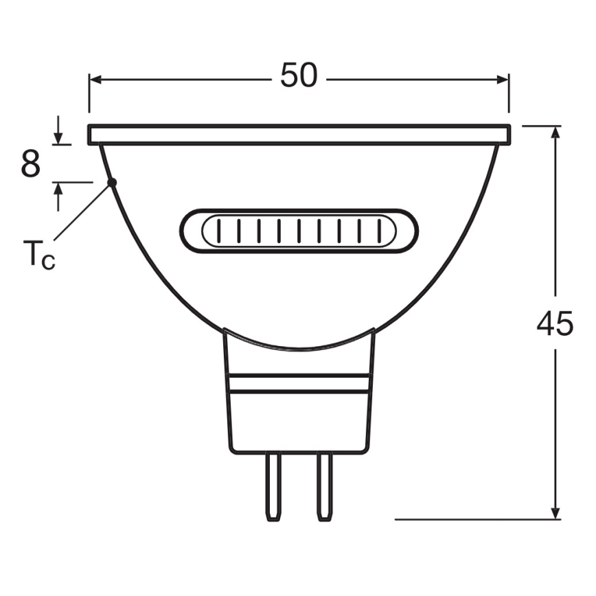 LED sijalica MR16 GU5,3/5,6W/12V 2700/4000/6500K 36° - Osram