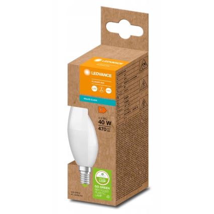 LED sijalica od reciklirane plastike B40 E14/4,9W/230V 4000K - Ledvance