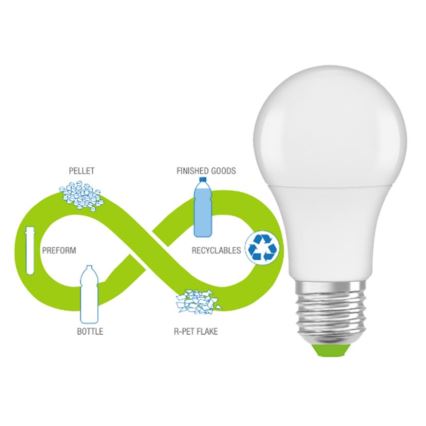 LED sijalica od reciklirane plastike E27/10W/230V 2700K - Ledvance