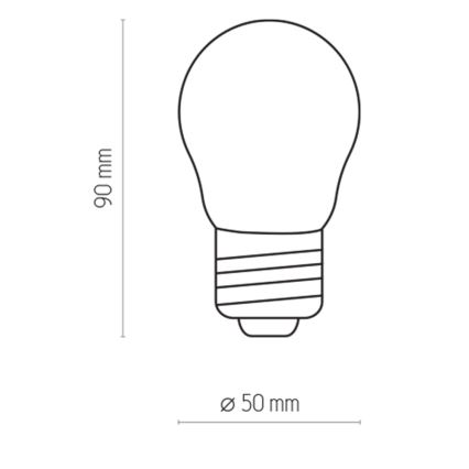 LED sijalica P45 E27/2W/230V 2700K