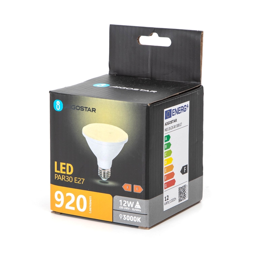 LED sijalica PAR30 E27/12W/230V 3000K - Aigostar