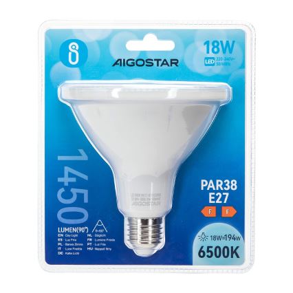 LED sijalica PAR38 E27/18W/230V 6500K - Aigostar