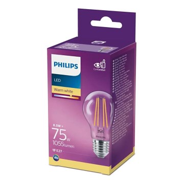 LED sijalica Philips A60 E27/8,5W/230V 2700K