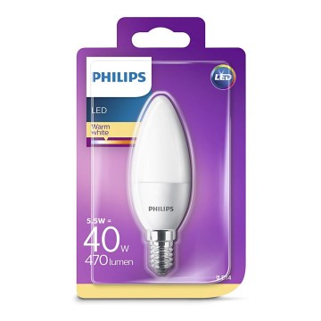LED sijalica Philips E14/5,5W/230V 2700K