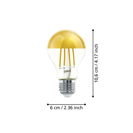 LED sijalica sa ogledalnim vrhom A60 E27/7,3W/230V 2700K - Eglo 110031
