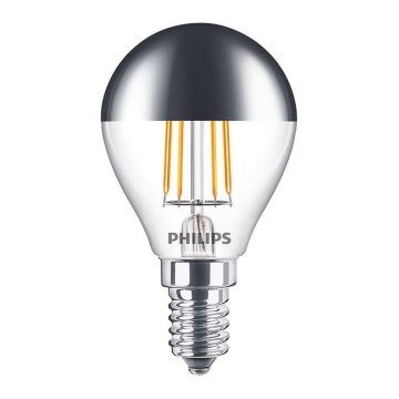 LED sijalica sa ogledalnim vrhom DECO Philips P45 E14/4W/230V 2700K