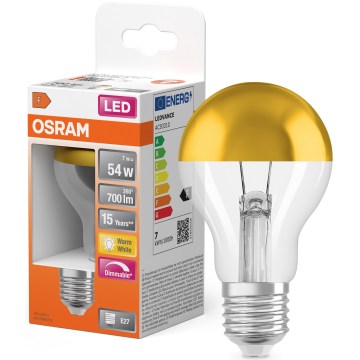 LED sijalica sa ogledalnim vrhom SUPERSTAR E27/7W/230V 2700K zlatna - Osram