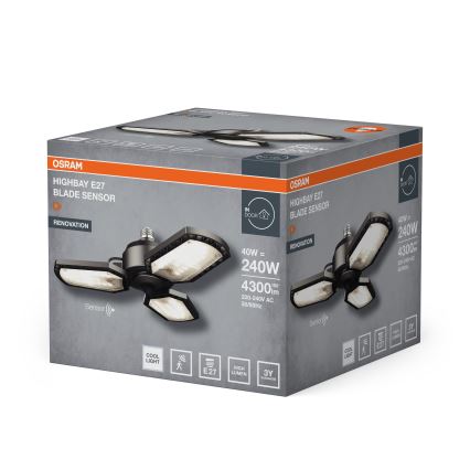 LED sijalica sa senzorom HIGHBAY E27/40W/230V 4000K - Osram