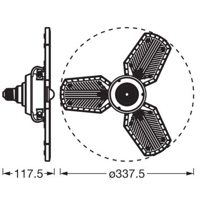 LED sijalica sa senzorom HIGHBAY E27/40W/230V 4000K - Osram