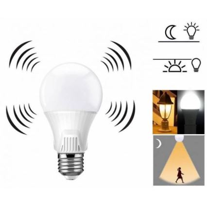LED sijalica sa senzorom pokreta E27/9W/230V 6500K