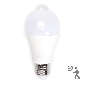 LED sijalica sa senzorom pokreta i sumraka A60 E27/12W/230V 6500K - Aigostar