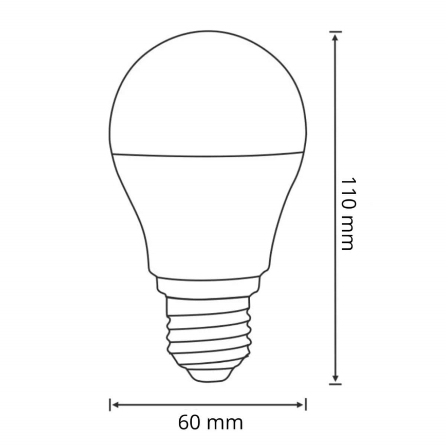 LED sijalica sa senzorom pokreta i sumraka A60 E27/8W/230V 3000K