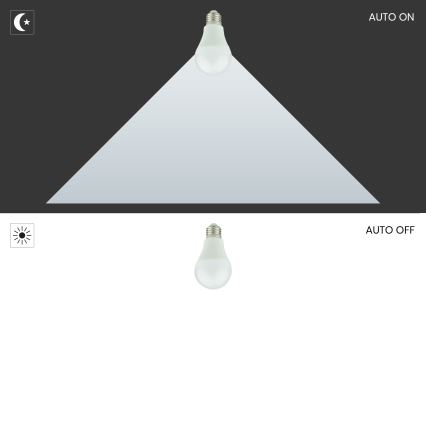 LED sijalica sa senzorom sumraka A60 E27/9W/230V 3000K