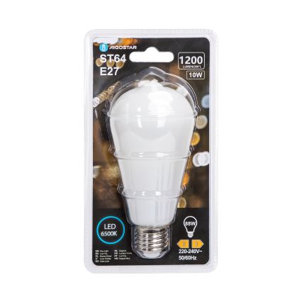 LED sijalica ST64 E27/10W/230V 320° 6500K - Aigostar