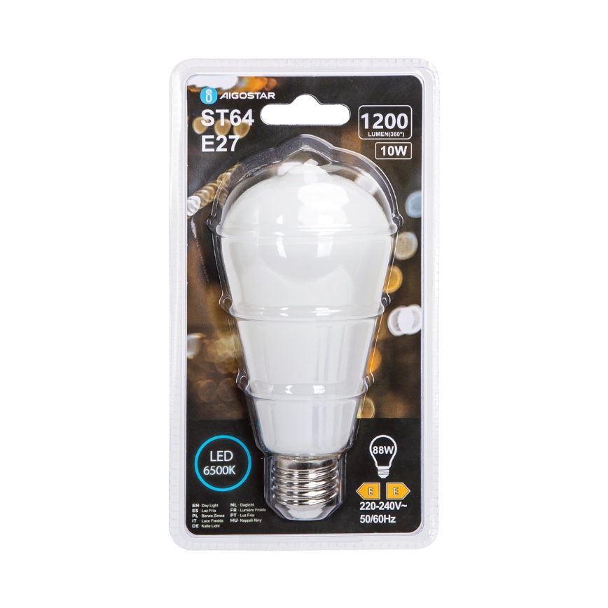 LED sijalica ST64 E27/10W/230V 320° 6500K - Aigostar
